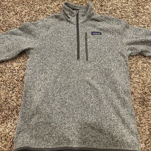 Men’s Patagonia Better Sweater 1/4 zip in Grey